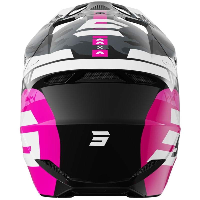 Shot Furious Flash Børne Motocross Hjelm Skinnende Pink