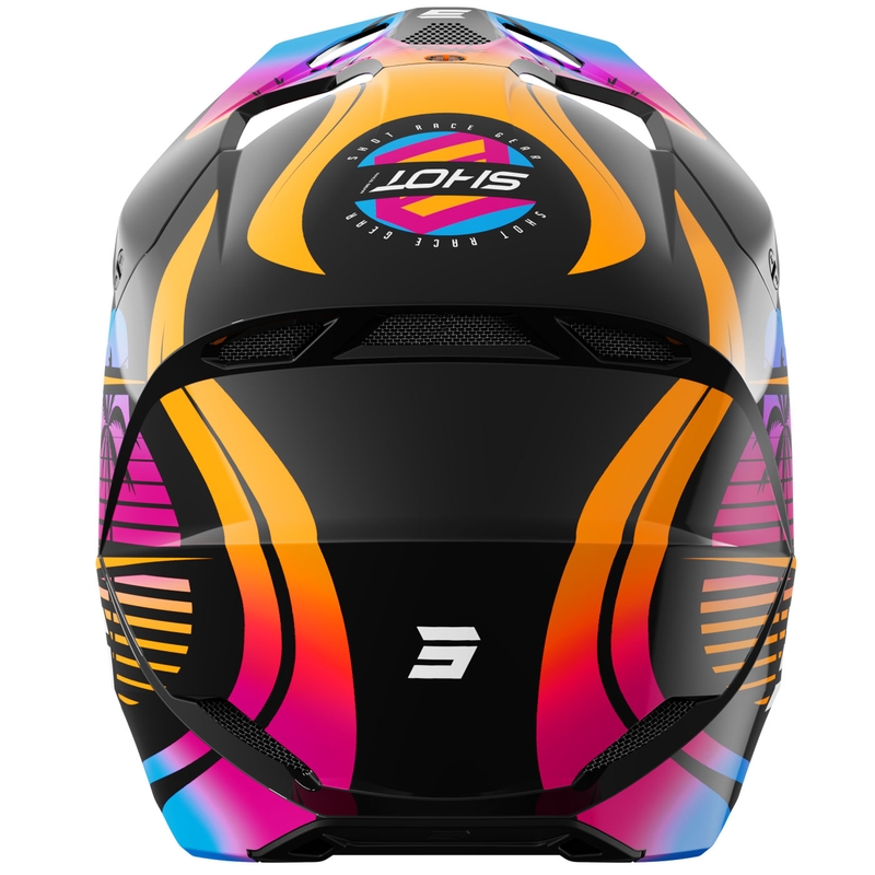 Shot Furious Miami Børne Motocross Hjelm Glossy Orange