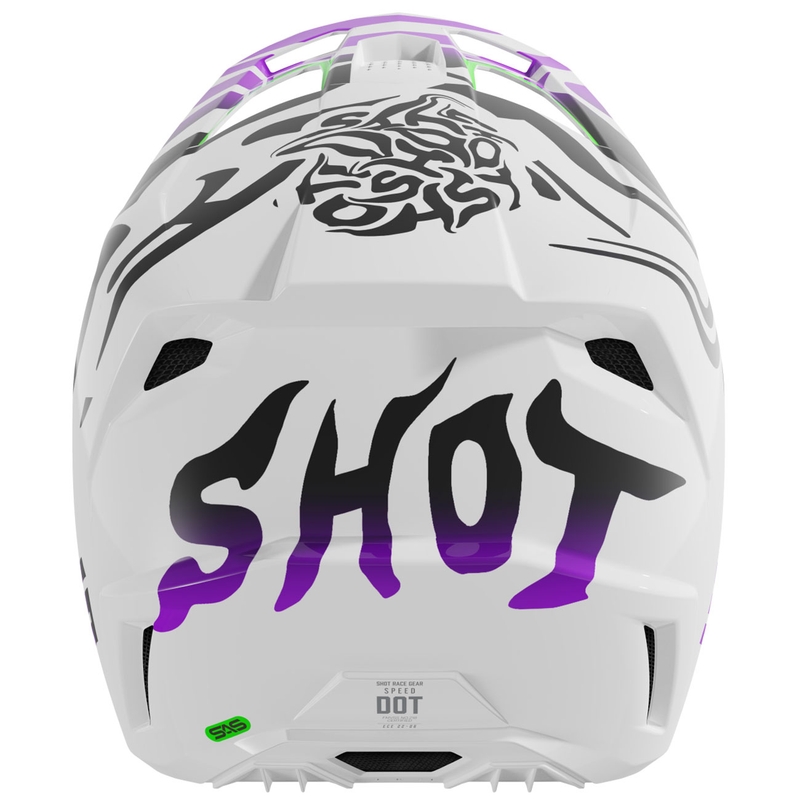 Shot Ghost Børne Motocross Hjelm Lilla