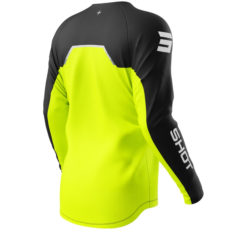 Shot Draw Daytona børne motocrosstrøje, fluogul