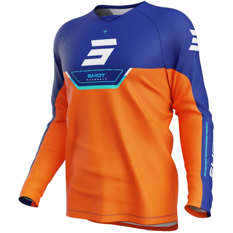 Shot Draw Daytona Børne Motocross Trøje Orange