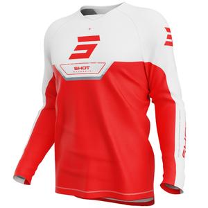 Shot Draw Daytona Børne Motocross Trøje Rød