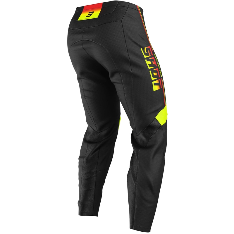 Shot Draw Block Børne Motocross Bukser Fluo Gul