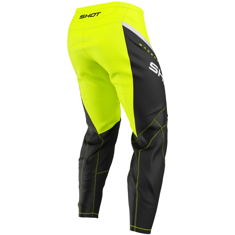 Shot Draw Daytona Børne Motocross Bukser Fluo Gul