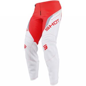 Dětské motokrosové kalhoty Shot Draw Daytona červené