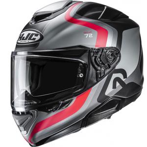 Fullface motorcykelhjelm HJC RPHA 72 Ernem MC1SF sort-grå-rød