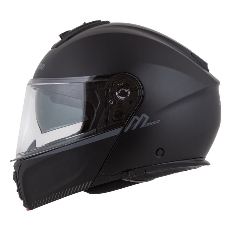 Cassida Modulo 2.1 Compass flip-up motorcykelhjelm, mat sort-grå