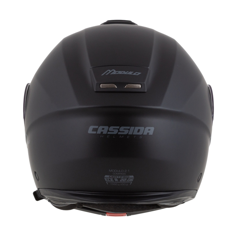 Cassida Modulo 2.1 Compass flip-up motorcykelhjelm, mat sort-grå