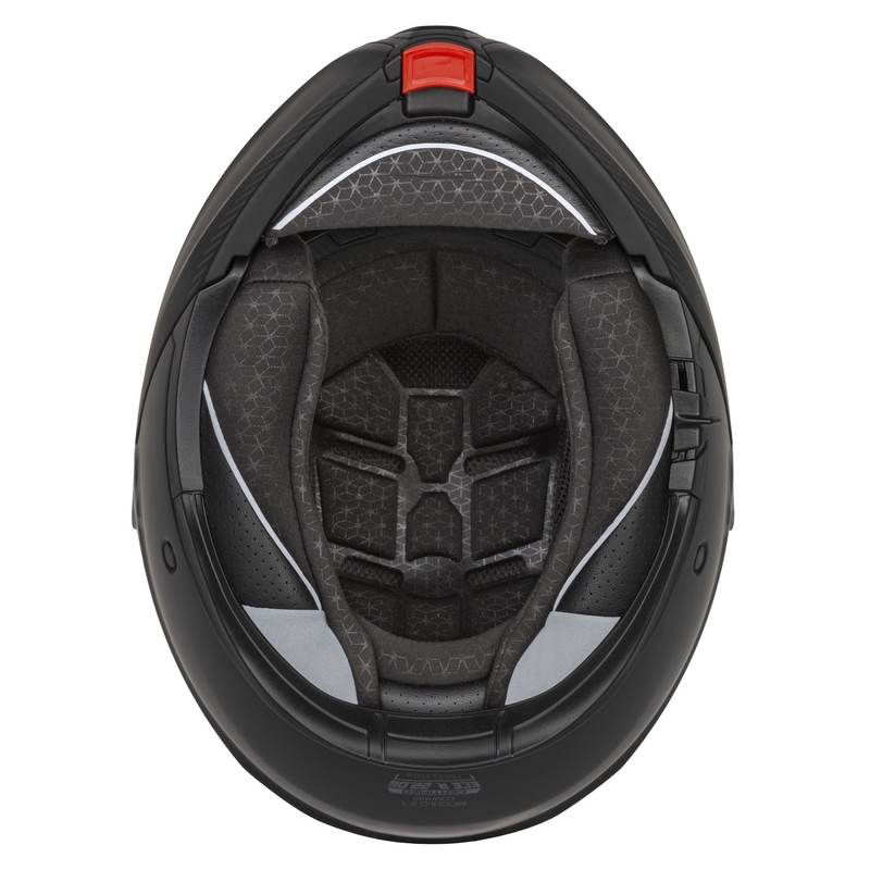 Cassida Modulo 2.1 Compass flip-up motorcykelhjelm, mat sort-grå