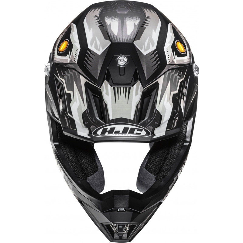 Motocross hjelm HJC C50 Mecha Beast MC5SF sort-grå