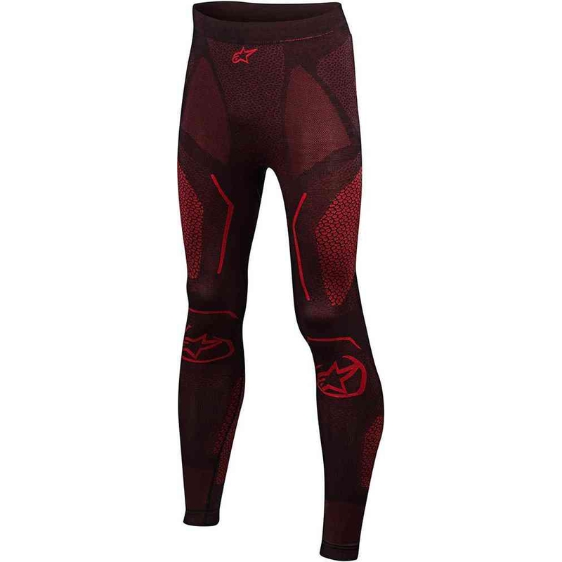 Pánské termo spodky Alpinestars Ride Tech Summer červeno-černé