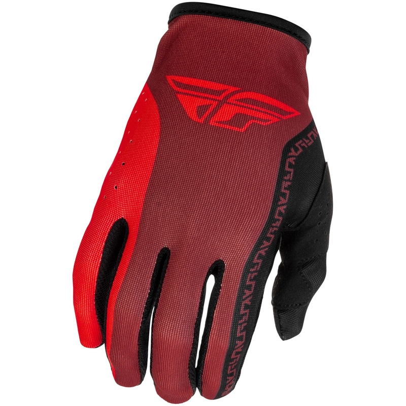 FLY Racing motocrosshandsker - USA Lite sort-rød
