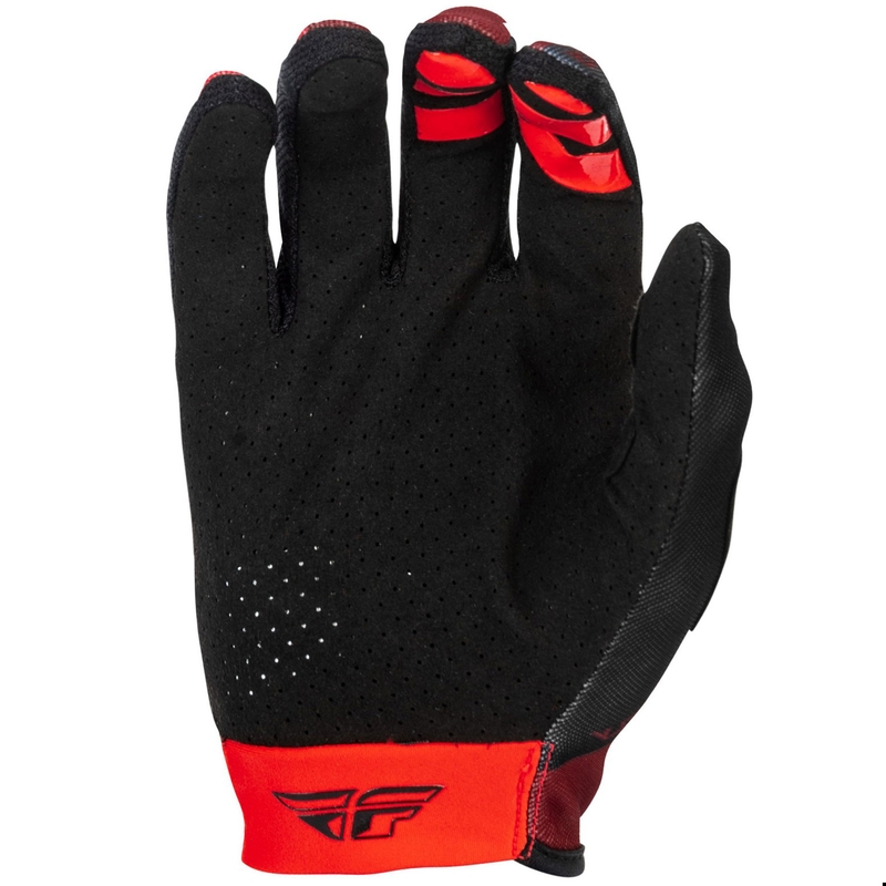 FLY Racing motocrosshandsker - USA Lite sort-rød