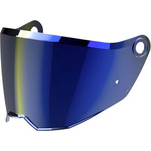Plexi til Airoh Commander 2-hjelme blåt spejl