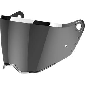 Plexi til Airoh Commander 2-hjelme med sølvfarvet spejl