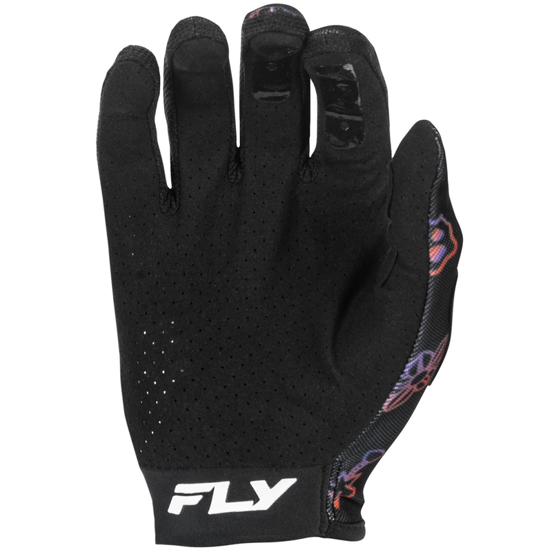 Motocrosshandsker FLY Racing - USA Lite Outline sort-rød-lilla