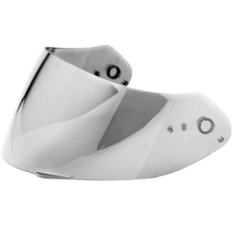 Scorpion EXO ELLIP-TEC Maxvision 2D KDF14-2 sølvfarvet spejlplexi