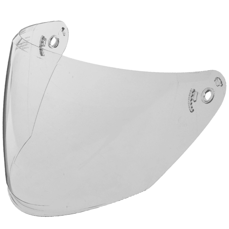 Klar plexiglas til Cassida Jet Tech-hjelm