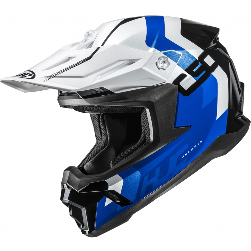 HJC C50 Primal MC2 motocrosshjelm blå-hvid-sort