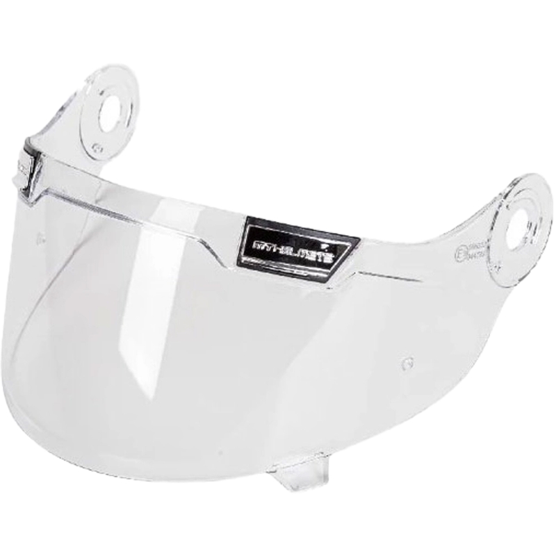 Plexi MT-V-32 Max Vision til Jarama/Jarama SV-hjelme klar med sølvfarvede detaljer
