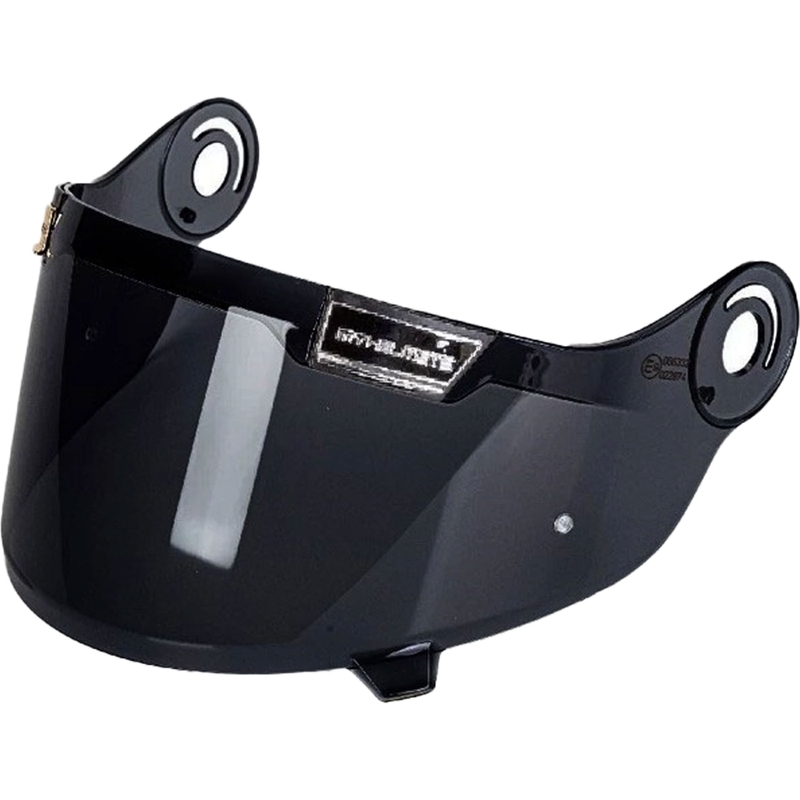 Plexi MT-V-32 Max Vision til Jarama/Jarama SV-hjelme, mørk med sølvfarvede detaljer