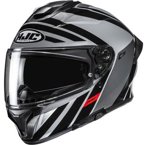 Fullface motorcykelhjelm HJC C71 Faber MC5 sort-grå