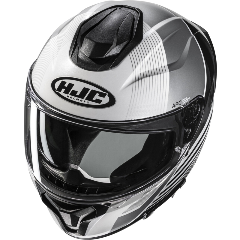HJC C71 Morix MC5 fullface motorcykelhjelm sort-sølv