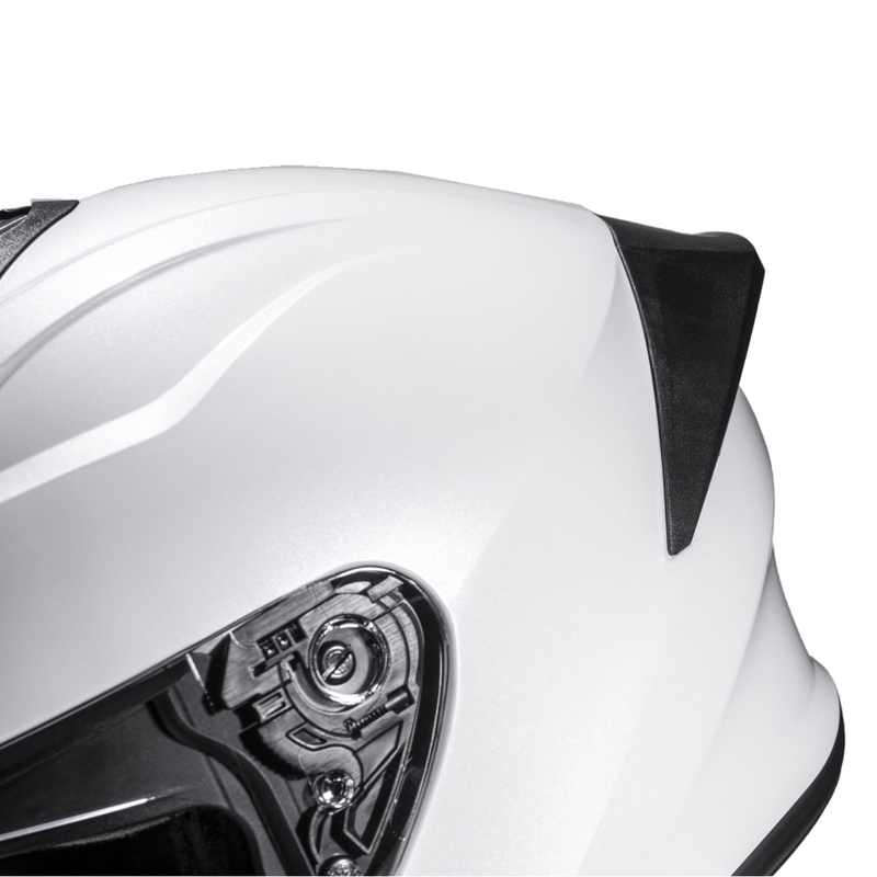 HJC C71 Solid fullface motorcykelhjelm, perlehvid