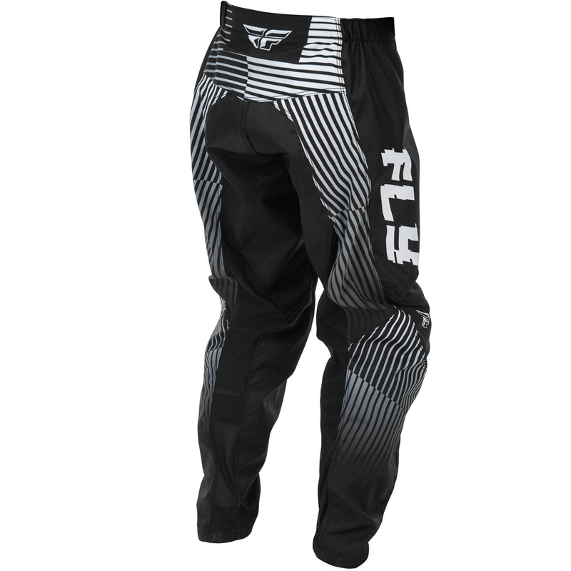 FLY Racing Børne Motocross Bukser - USA F-16 Sort-Hvid