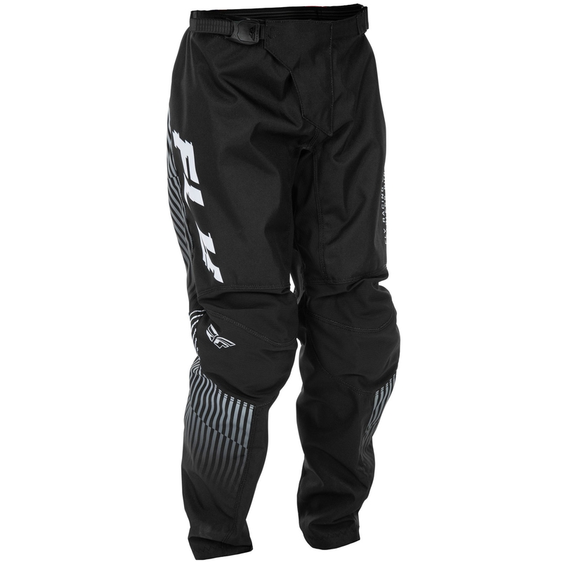 FLY Racing Børne Motocross Bukser - USA F-16 Sort-Hvid