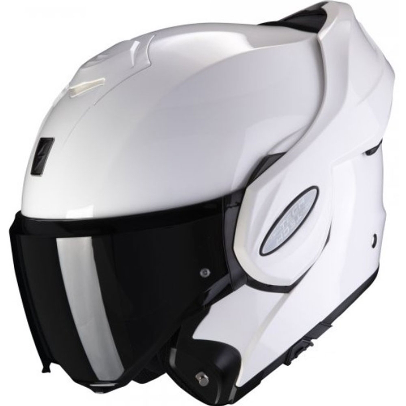Scorpion EXO-TECH EVO flip-up hjelm, hvid, blank