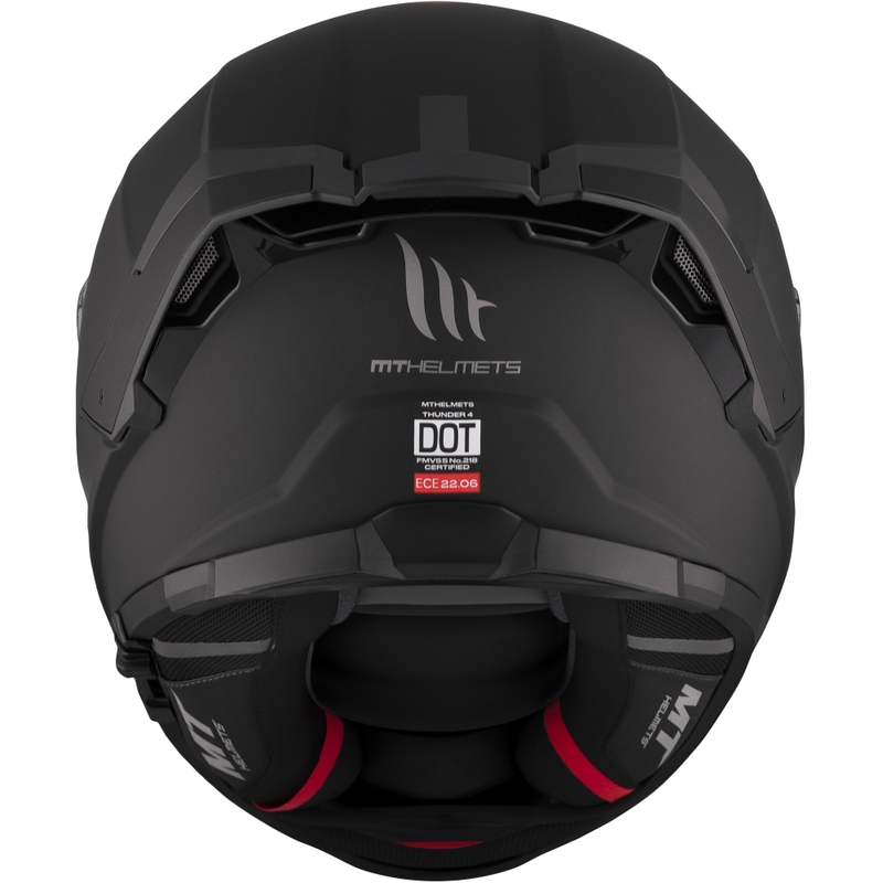 Integralhjelm MT FF118SV Thunder 4 SV sort mat