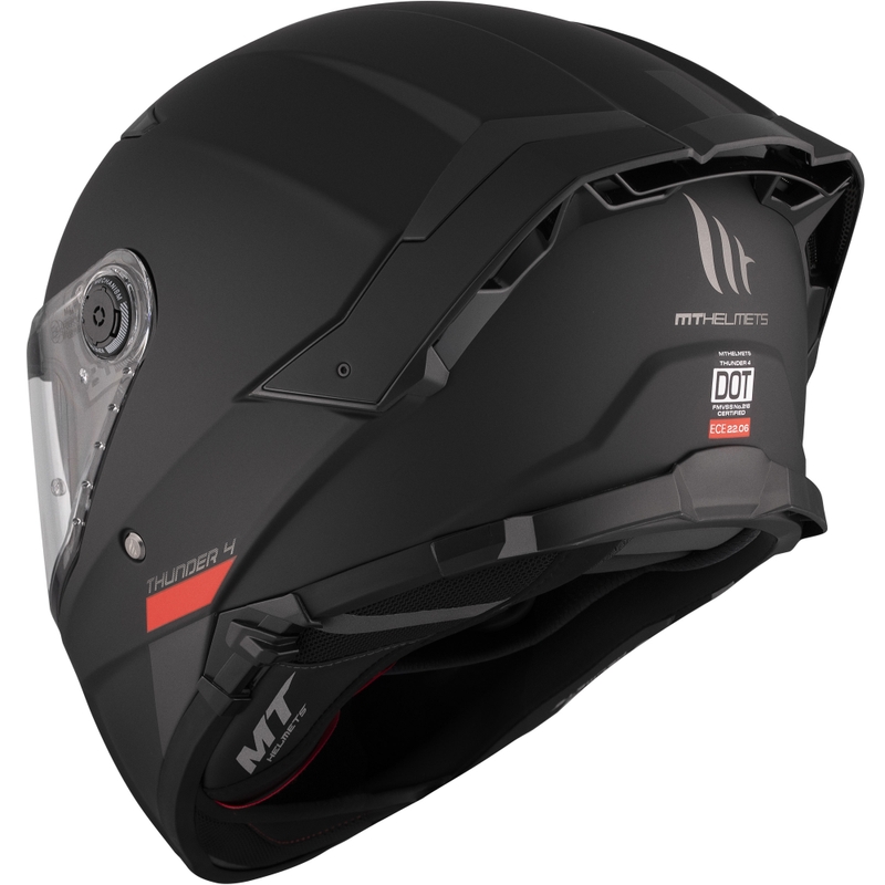 Integralhjelm MT FF118SV Thunder 4 SV sort mat