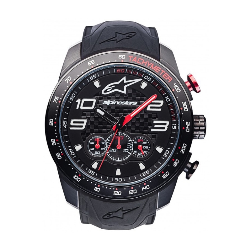 Hodinky Alpinestars Tech Chrono PVD černo-červené