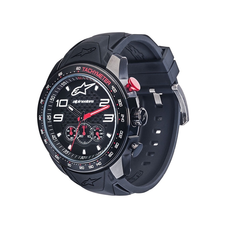 Hodinky Alpinestars Tech Chrono PVD černo-červené