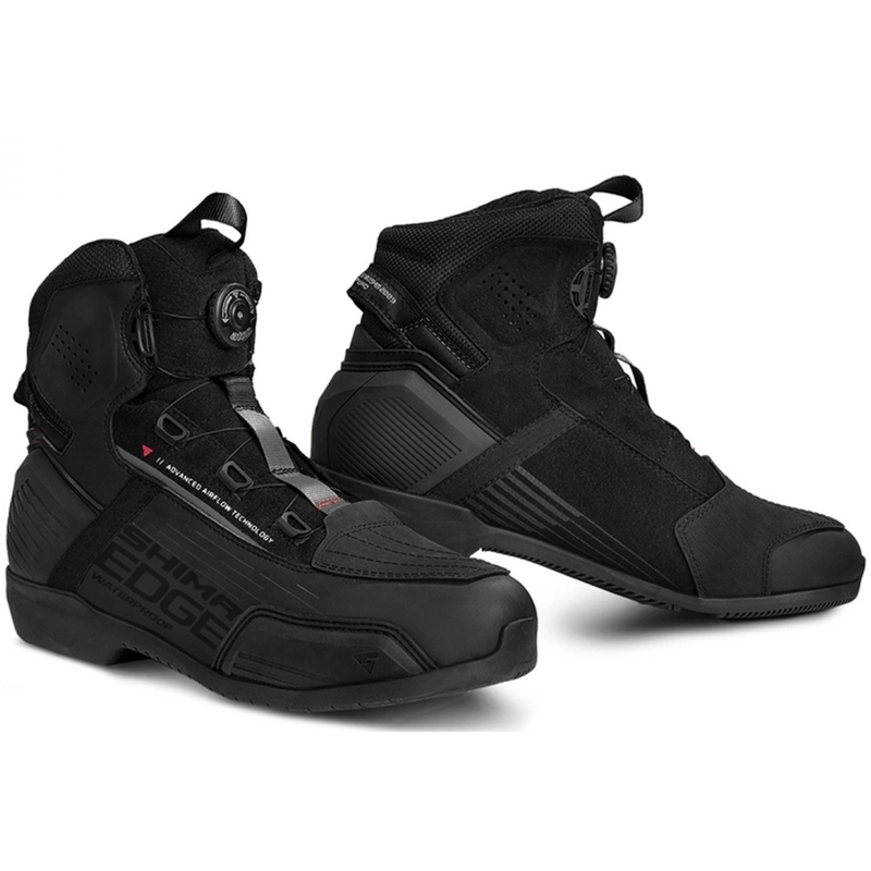 Shima Edge WP motorcykelstøvler sorte