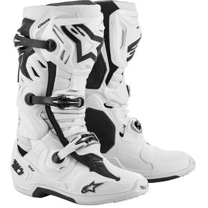 Alpinestars Tech 10 Supervented Motorcykelstøvler Perforeret Hvid