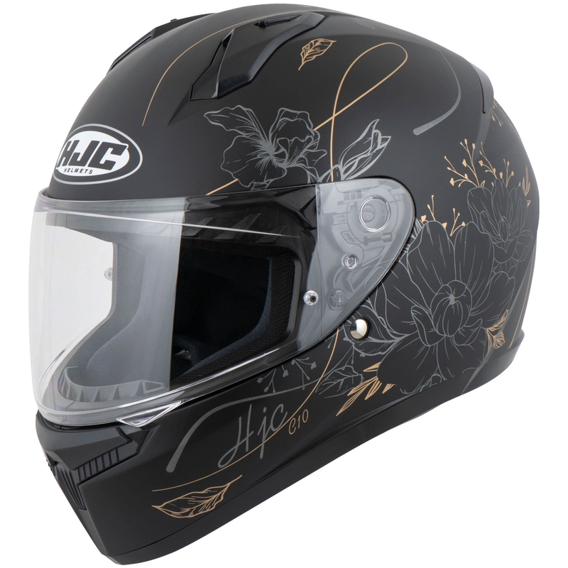Integralhjelm HJC C10 Epik MC9SF sort-guld