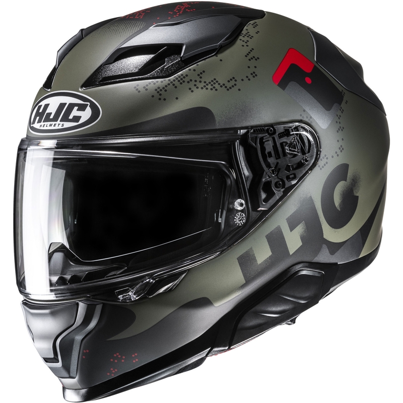 HJC F71 Faco MC1SF integralhjelm, khaki-sort