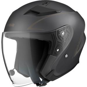 Åben motorcykelhjelm SENA Outstar S sort mat