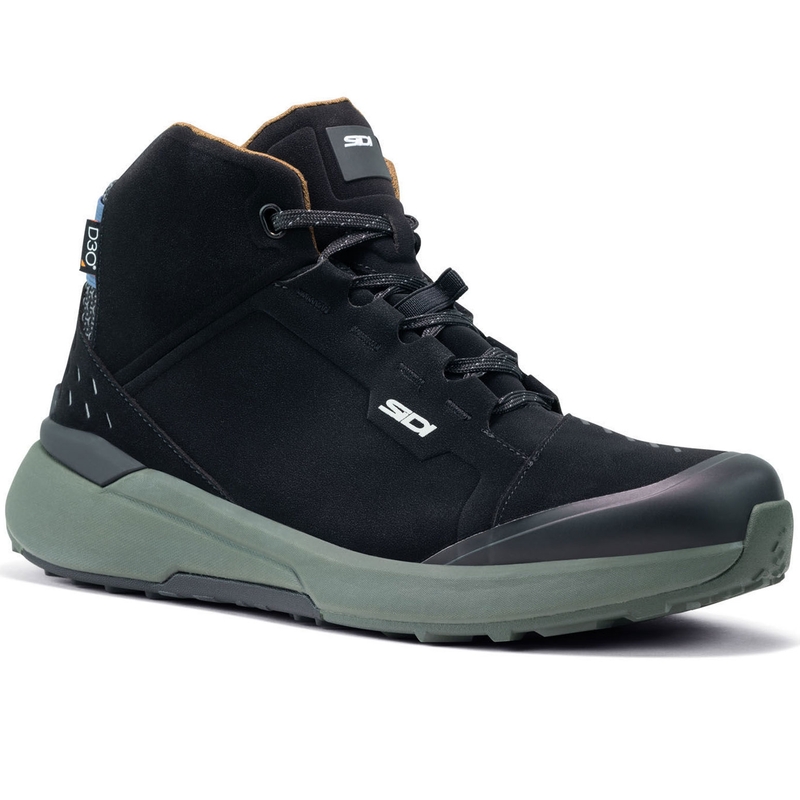 SIDI NUCLEUS Suede WP motorcykelstøvler sort-grøn