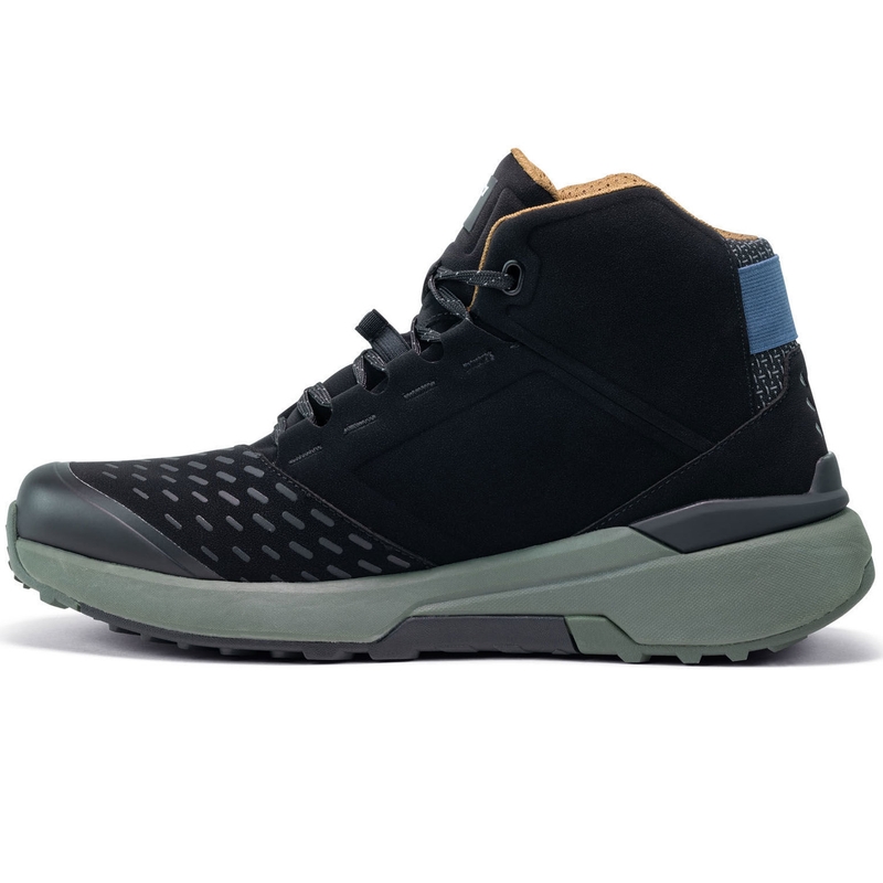 SIDI NUCLEUS Suede WP motorcykelstøvler sort-grøn