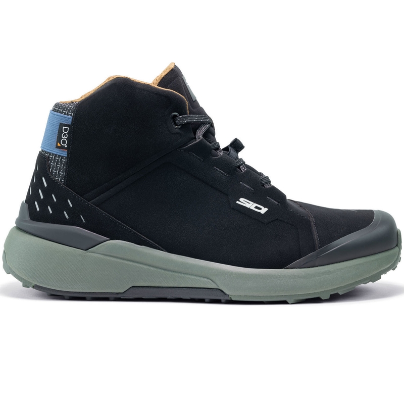 SIDI NUCLEUS Suede WP motorcykelstøvler sort-grøn