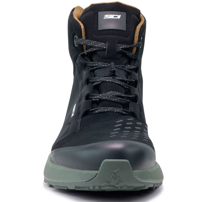 SIDI NUCLEUS Suede WP motorcykelstøvler sort-grøn