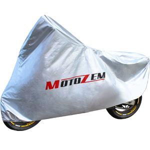 MotoZem presenning til motorcykel - sølv