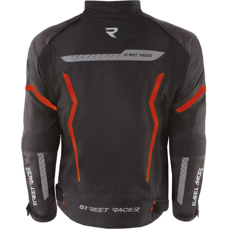 Street Racer Flex Air motorcykeljakke sort-rød