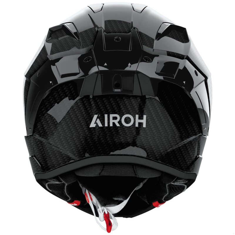 Airoh GP800 Carbon fullface motorcykelhjelm, blank sort