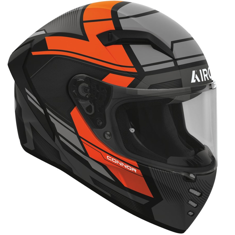 Airoh CONNOR Ego fullface motorcykelhjelm mat orange