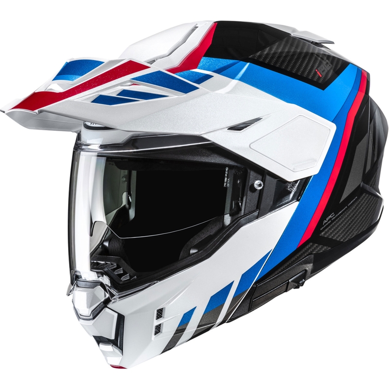 Flip-up motorcykelhjelm HJC i80 Imes MC21 sort-hvid-blå-rød