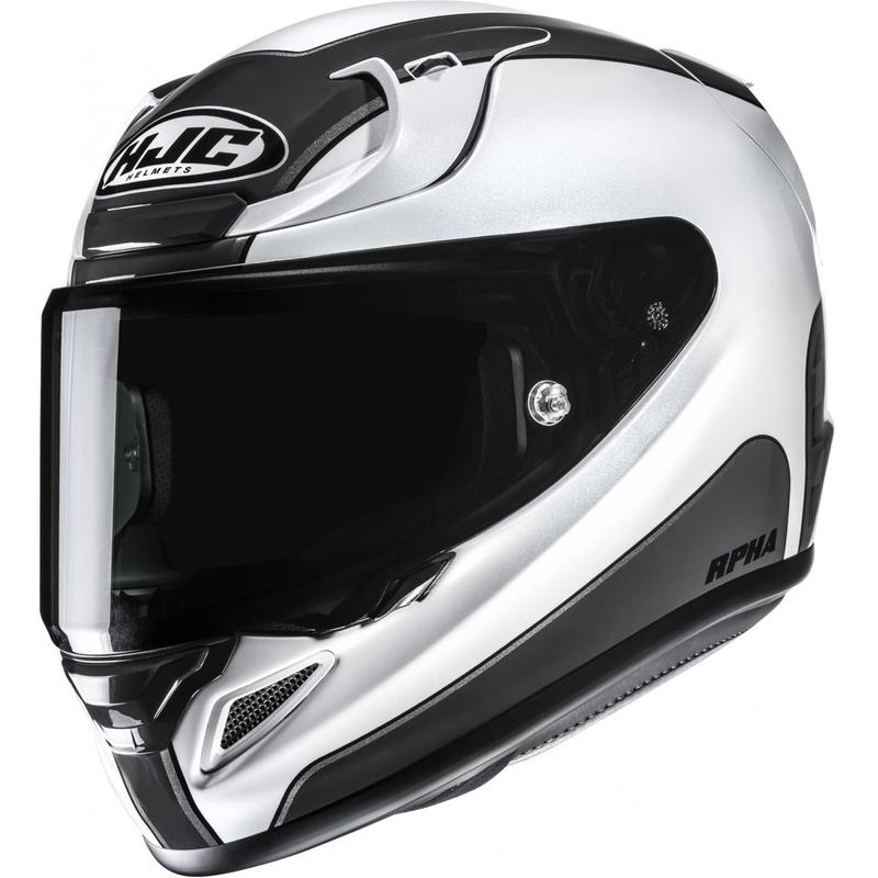 HJC RPHA 12 Respon MC5 integralhjelm, hvid-sort